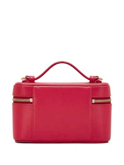 Marc Jacobs Logo Zip-bag In Red