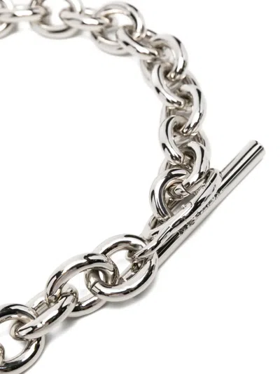 Alexander Mcqueen Chain Belt In Silver