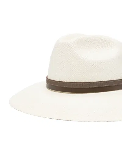 Kiton Panama Hat In Neutral