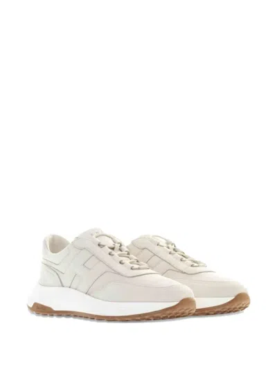 Hogan Hyperlight Logo Sneakers In Neutral