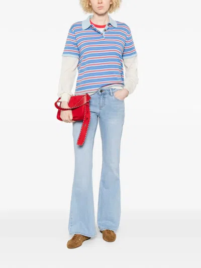 Eleh Flared Jeans In Blue