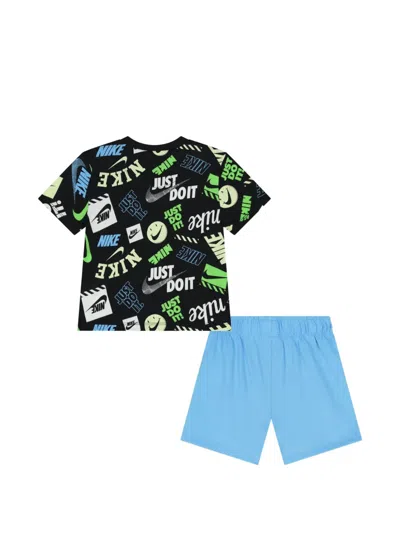 Nike Logo-detail Shorts Set In Multi