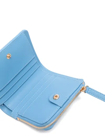Liu •jo Embossed Wallet In Blue