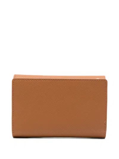 Liu •jo Embossed Wallet In Neutral