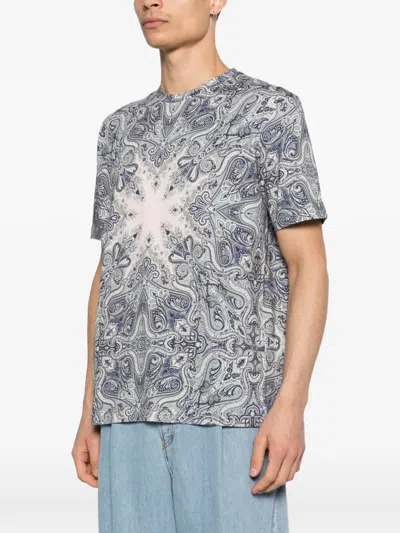 Etro Paisley-print T-shirt In Multi