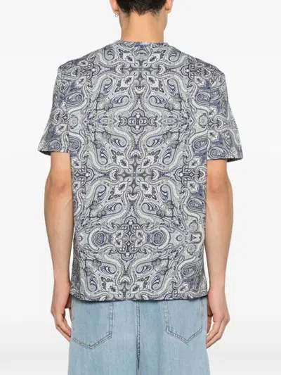Etro Paisley-print T-shirt In Multi