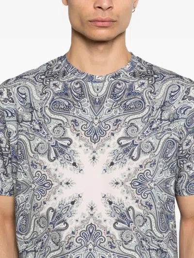 Etro Paisley-print T-shirt In Multi