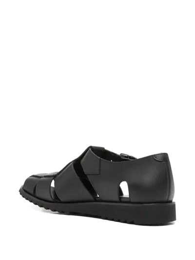 Paraboot Buckled-fastening Sandals In Black