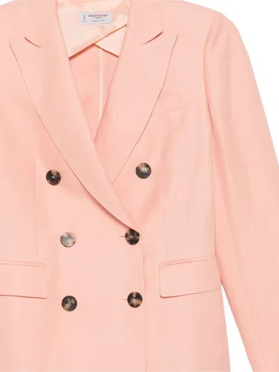 Alberto Biani Double-breasted Buttoned Blazer In Multi