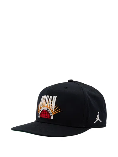 Jordan Logo Cap Hat In Black