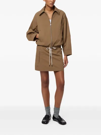 Apparis Ada Rain Jacket In Brown