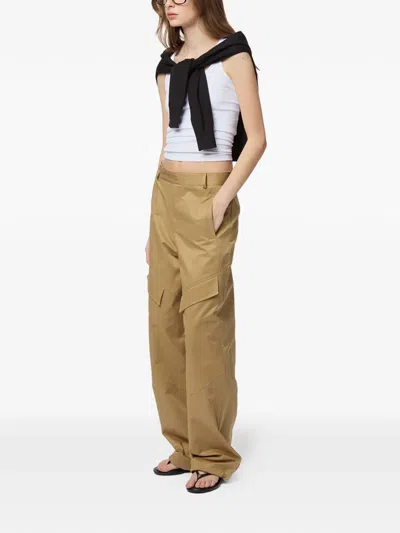 Apparis Kate Cargo Trousers In Brown
