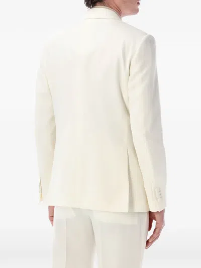 Lardini Elegant Double-breasted Jacket Size 50 In Neutral