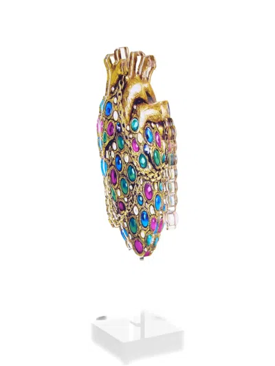Linee Recanati Heart Centrepiece In Gold