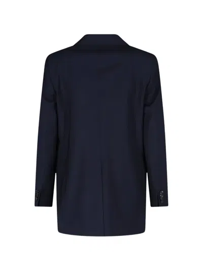 Tagliatore Button-fastening Blazer In Blue