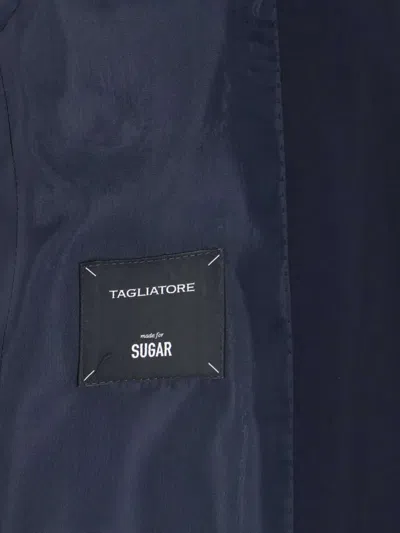 Tagliatore Button-fastening Blazer In Blue