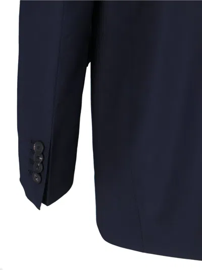 Tagliatore Button-fastening Blazer In Blue