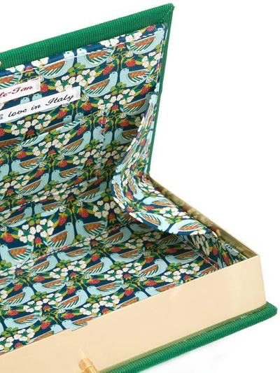Shop Olympia Le-tan Mountolive Clutch In Green