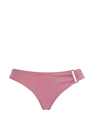 Vilebrequin Women Mid Rise Bikini Bottom Solid In Purple