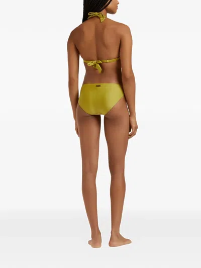 Vilebrequin Halter Bikini Top In Gray