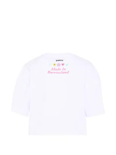 Barrow Sequin T-shirt In White