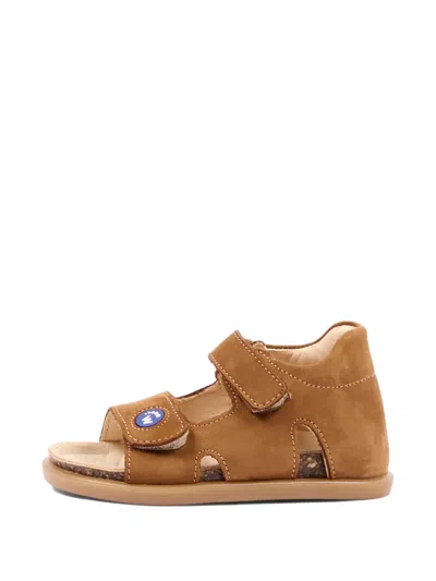 Walkey Strap Sandals In Brown