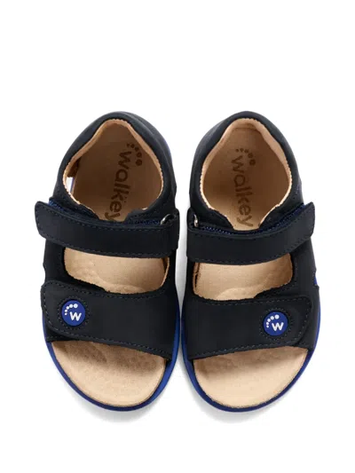 Walkey Strap Sandals In Blue