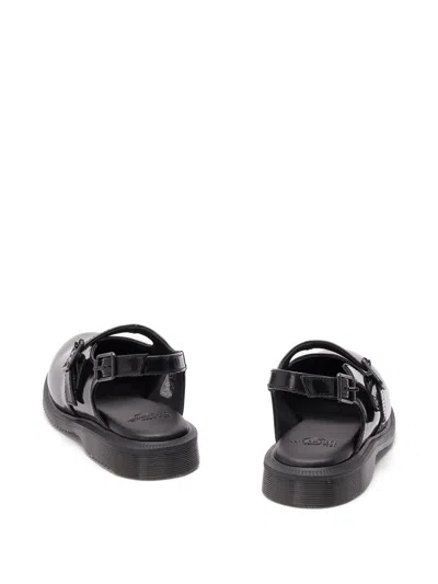 Dr. Martens Madaline Slingback Mary Jane Buckle Leather Sandals In Multi