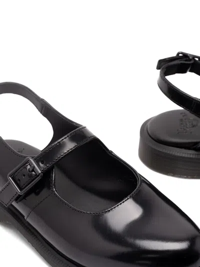 Dr. Martens Madaline Slingback Mary Jane Buckle Leather Sandals In Multi