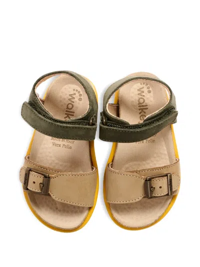 Walkey Buckle Strap Sandal In Multi