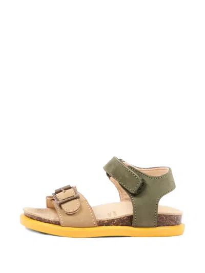Walkey Buckle Strap Sandal In Multi