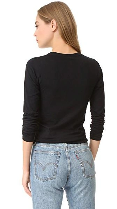 Shop Michaela Buerger Long Sleeve T-shirt In Black
