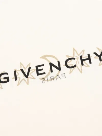 Givenchy Printed Long-sleeve T-shirt In Neutral
