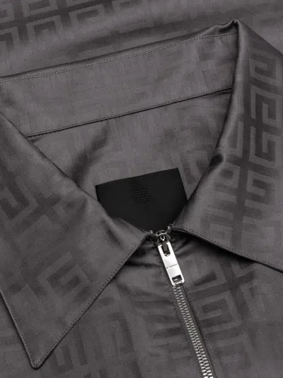 Givenchy Zipped Patterned Shirt In Multi