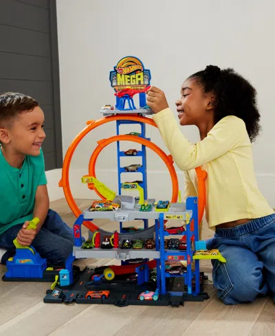 Hot Wheels Mega Loop Garage Playset In Multi