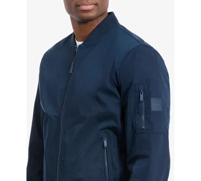 Calvin Klein Men's Memory Flight Bomber Jacket In Multi