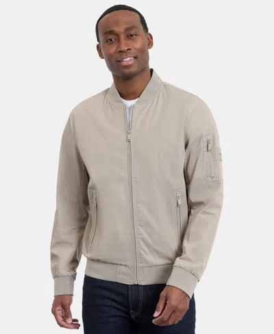 Calvin Klein Men's Memory Flight Bomber Jacket In Multi