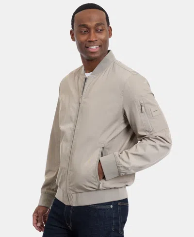 Calvin Klein Men's Memory Flight Bomber Jacket In Multi