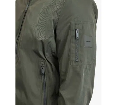Calvin Klein Men's Memory Flight Bomber Jacket In Multi