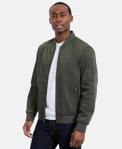 Calvin Klein Men's Memory Flight Bomber Jacket In Multi