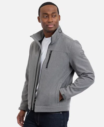 Calvin Klein Men's Regular Fit Stand Collar Jacket In Multi