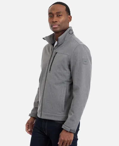 Calvin Klein Men's Regular Fit Stand Collar Jacket In Multi