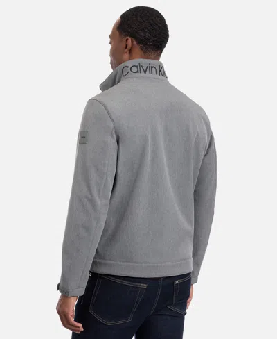 Calvin Klein Men's Regular Fit Stand Collar Jacket In Multi