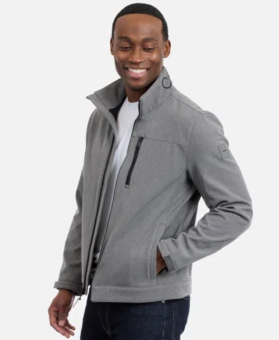 Calvin Klein Men's Regular Fit Stand Collar Jacket In Multi