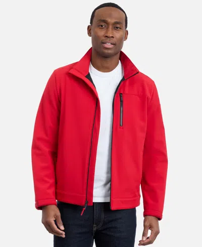 Calvin Klein Men's Faux Fur-lined Jacket In Red
