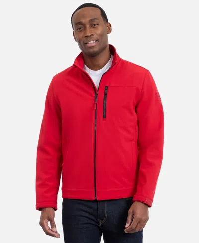 Calvin Klein Men's Faux Fur-lined Jacket In Red