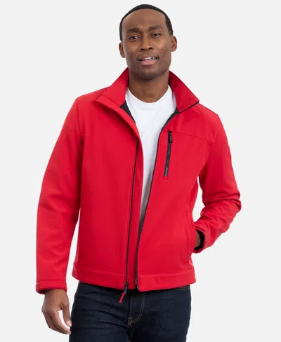 Calvin Klein Men's Faux Fur-lined Jacket In Red