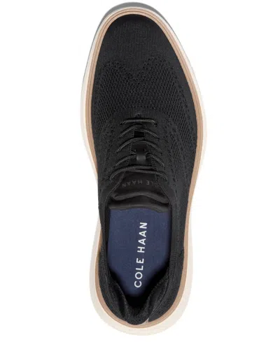 Cole Haan Grand Phaze Stitchlite Quick-on Oxford Sneakers In Black