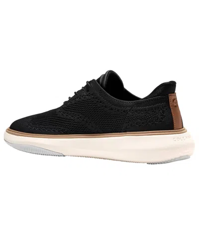 Cole Haan Grand Phaze Stitchlite Quick-on Oxford Sneakers In Black