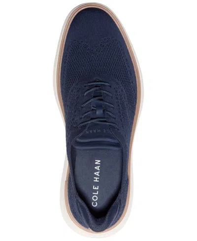 Cole Haan Originalgrand Cityspectre Stitchlite Wingtip In Blue